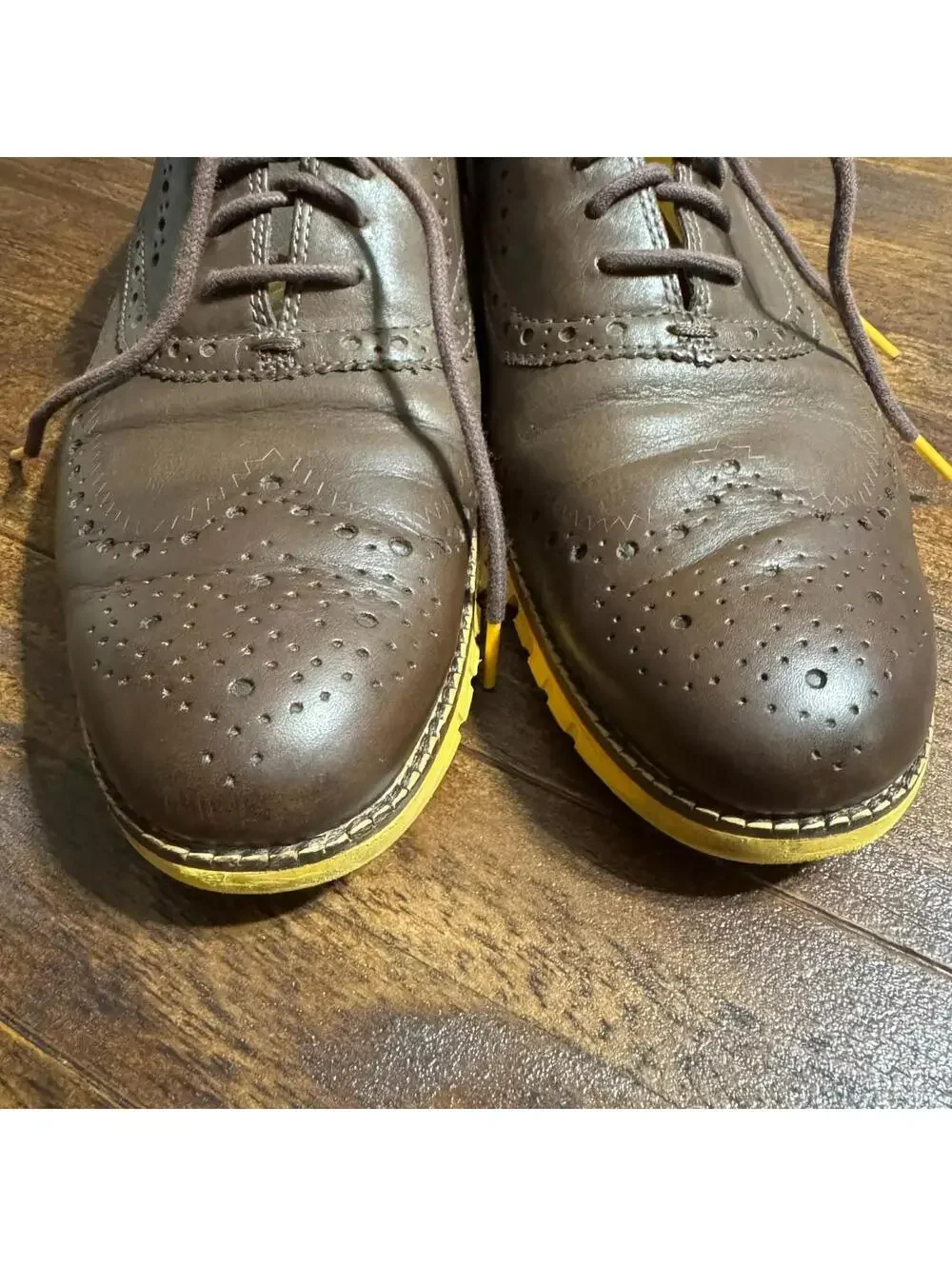 Cole Haan Zerogrand Wingtip Oxford C31168 (Bracken/Golden Rod) US Size 9.5